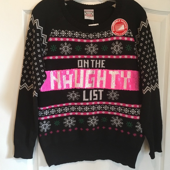 Well Worn Sweaters - Women’s Sequin Ugly Christmas sweater